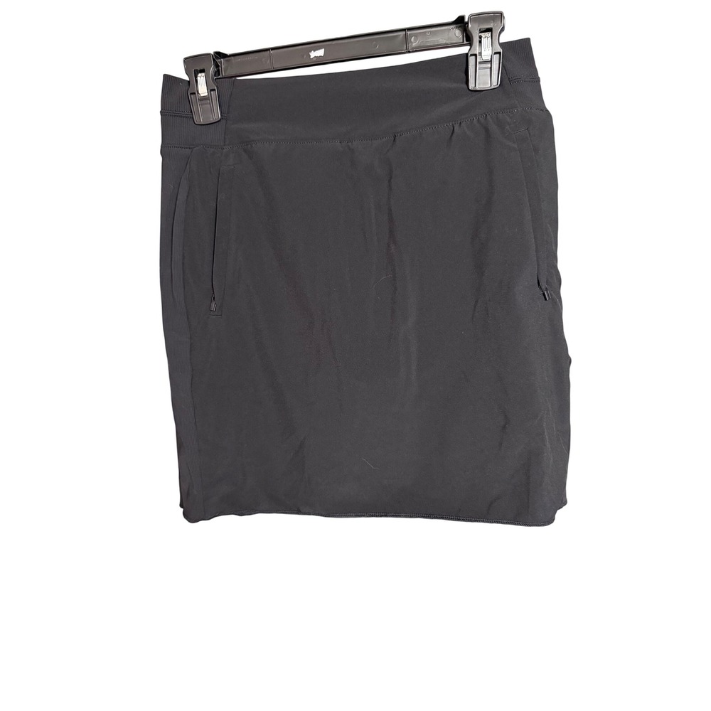 Athleta Soho Skort Black Athletic Hiking Skirt Size 2